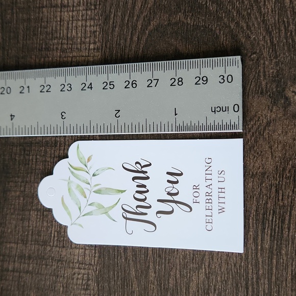 50 Thank you for Celebrating with us Tags - Picture 2 of 4